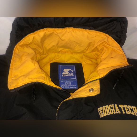 VTG 90’s Georgia Tech Yellow Jackets Starter jacket - Picture 9 of 11